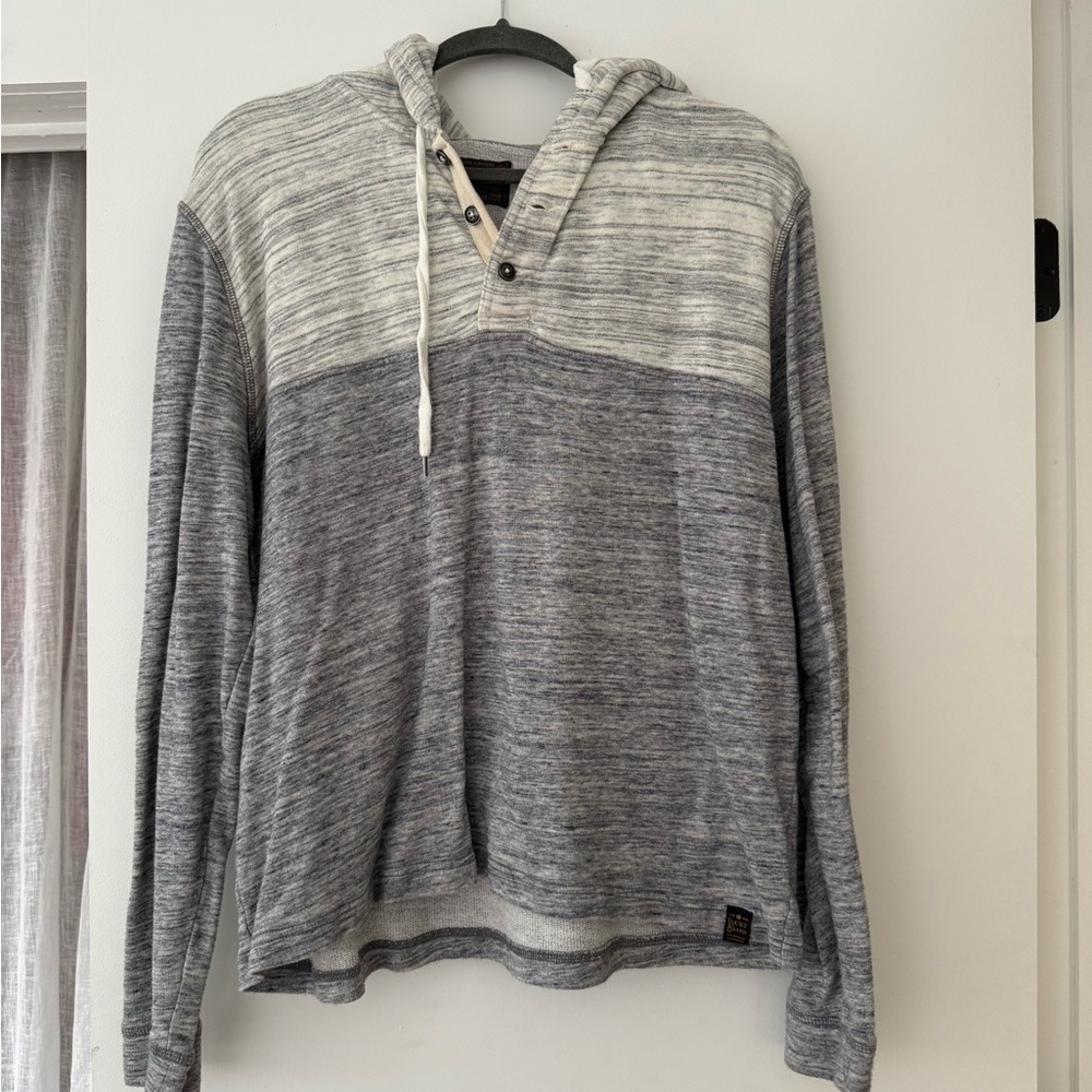 Lucky Brand Two-Tone Gray Hoodie